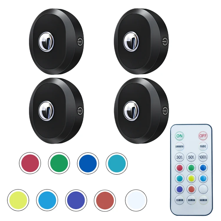 Změna barvy RGB LED pod světly skříně